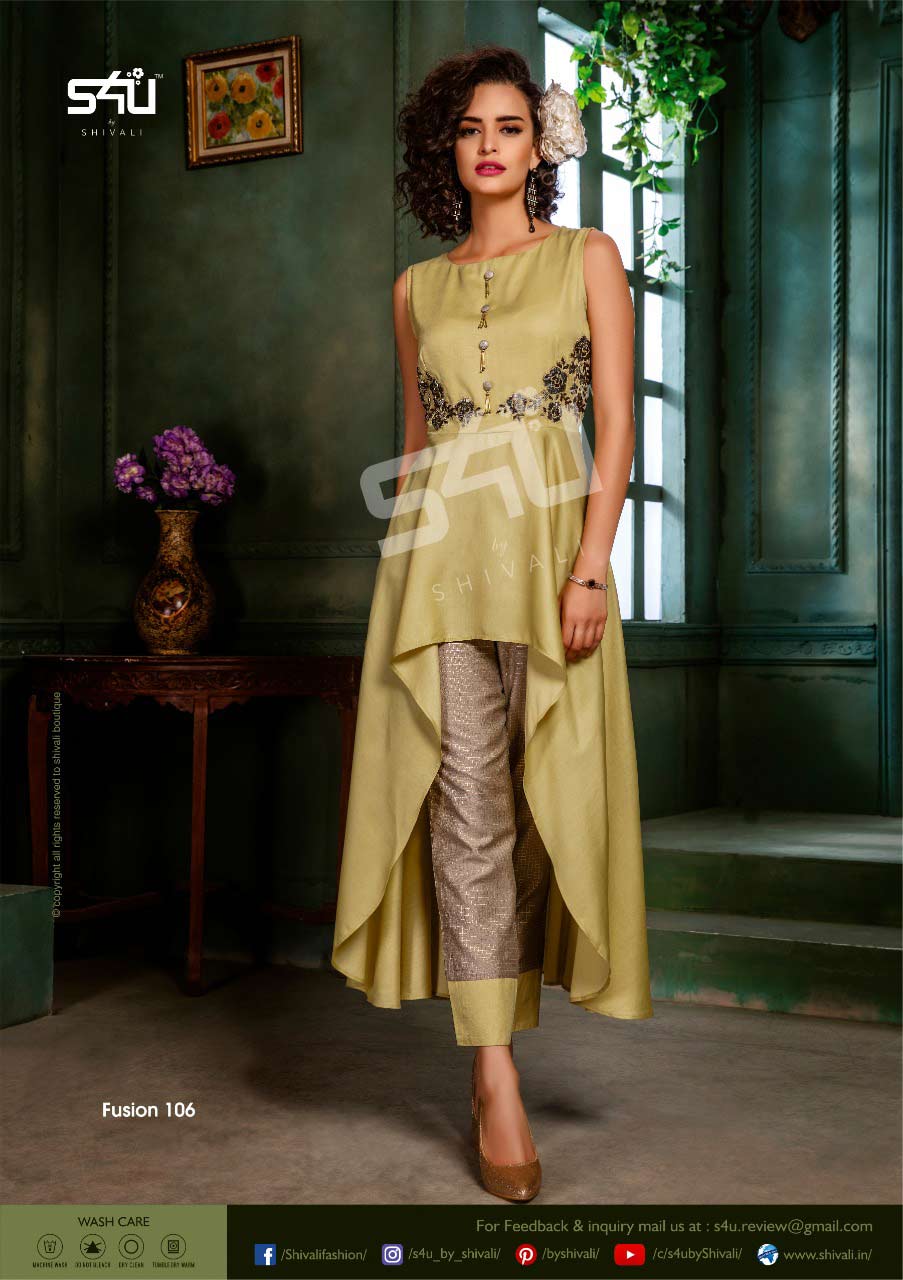 S4u By Shivali Fusion 2019 Fancy Kurti With Skirt And Plazzo S4u By Shivali Fusion 2019 Fancy Kurti With Skirt And Plazzo